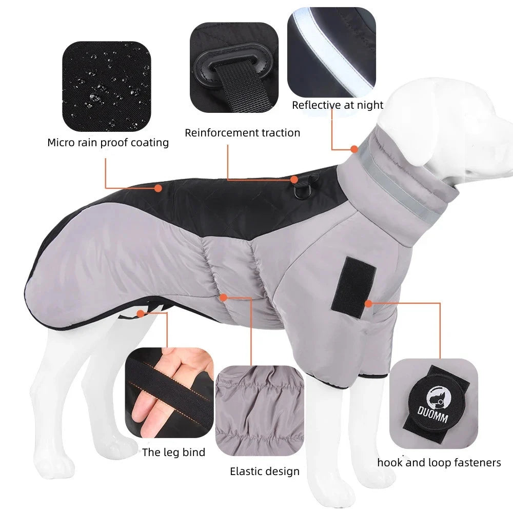 Winter Dog Jackets Pet Warm Clothes