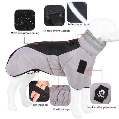 Winter Dog Jackets Pet Warm Clothes