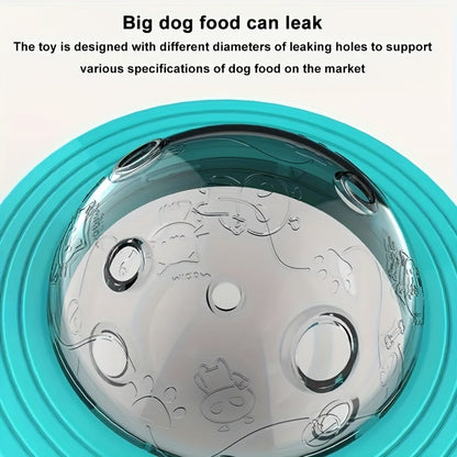 Dog UFO toy with slow food function