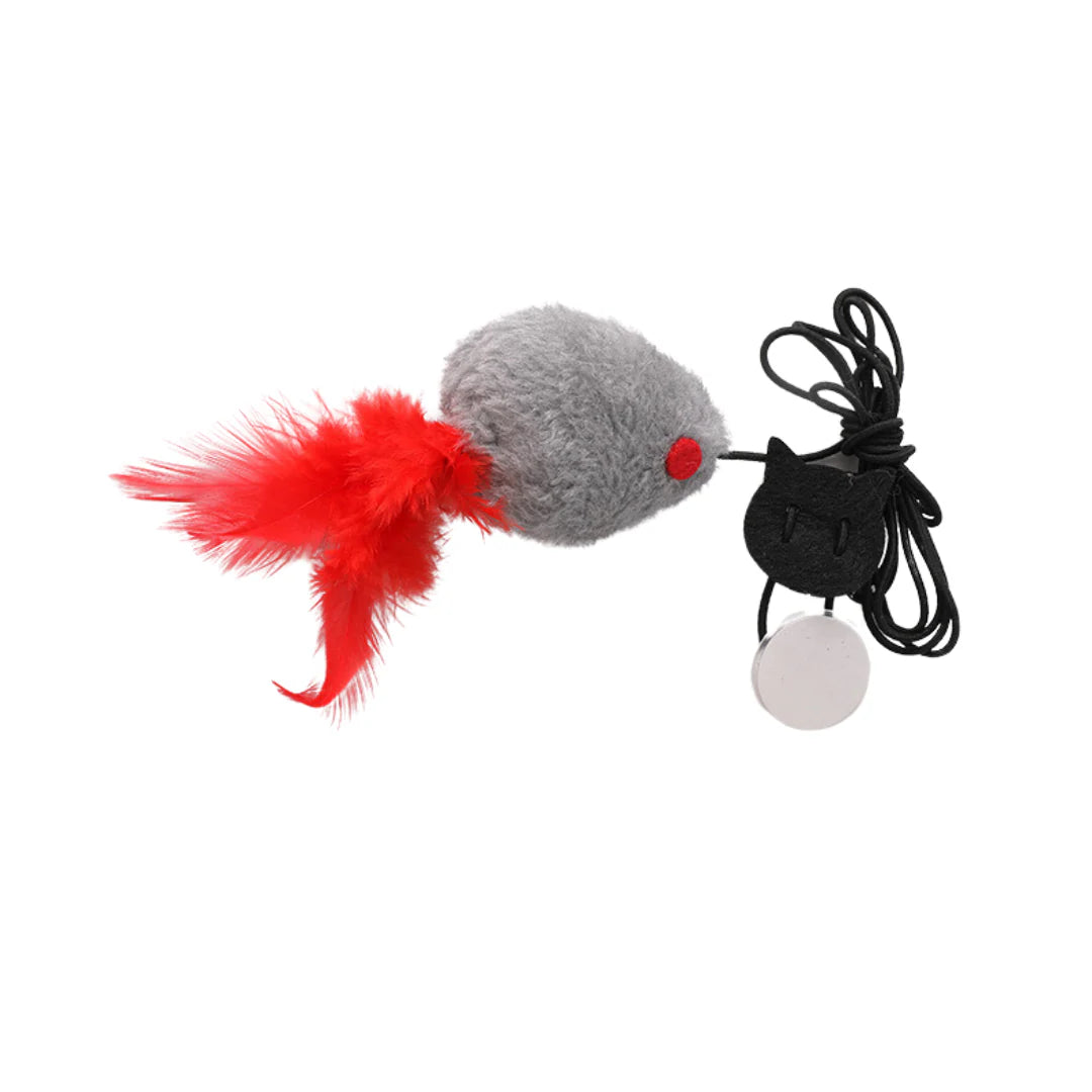 Hanging Cat Mouse Teaser Toys