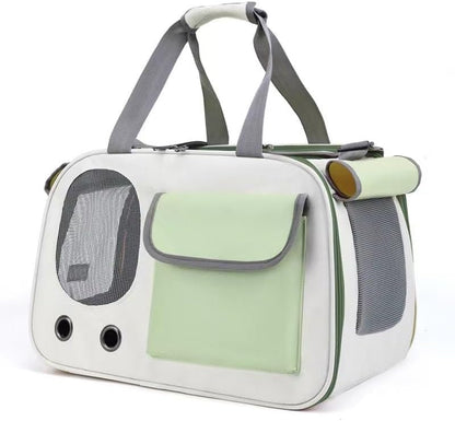 Cat Carrier, Portable Foldable Dog Pet Travel Carrier Bag