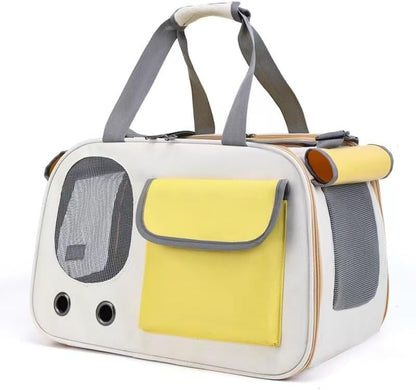 Cat Carrier, Portable Foldable Dog Pet Travel Carrier Bag