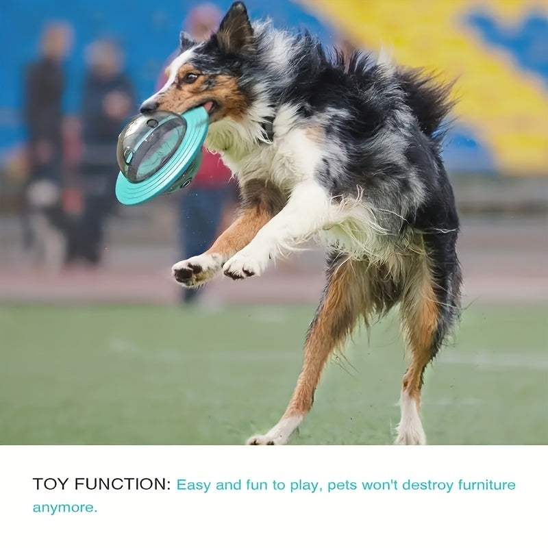 Dog UFO toy with slow food function