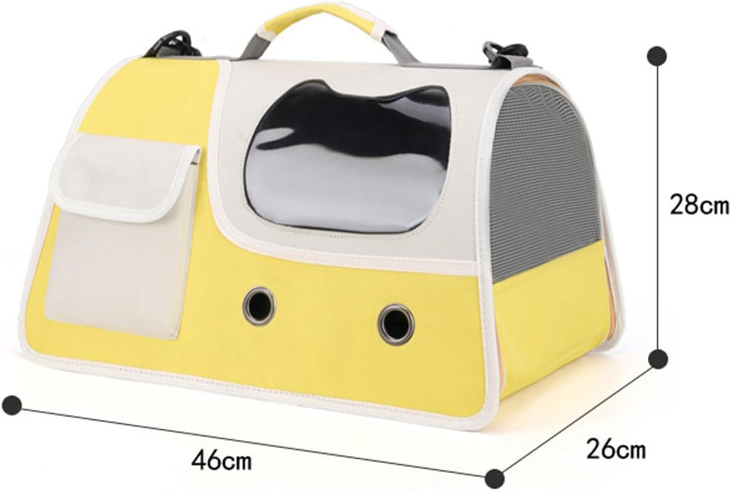 Folding Breathable Large Capacity Pet Carrier with Window Pet Bag