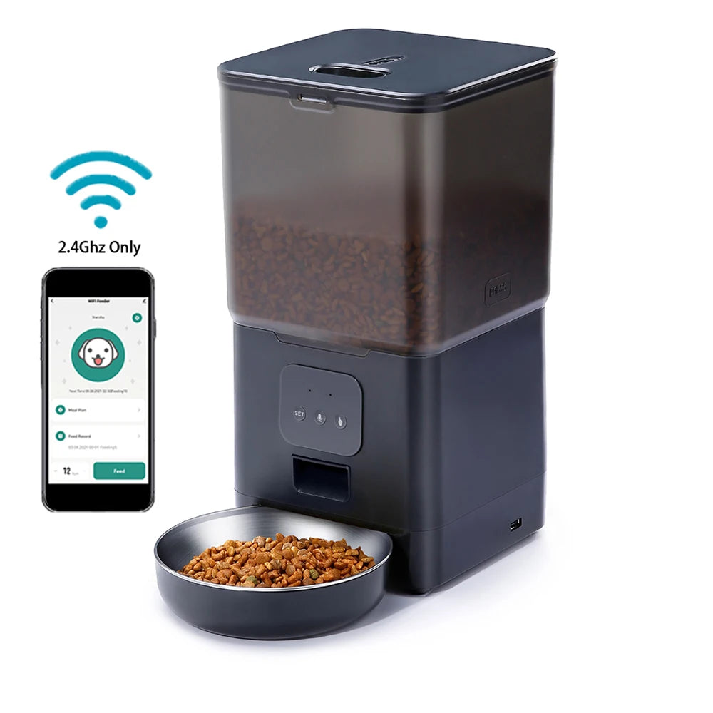 6L Smart WIFI Automatic Pet Feeder APP Control