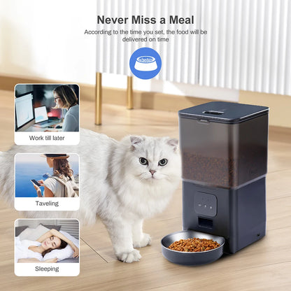 6L Smart WIFI Automatic Pet Feeder APP Control