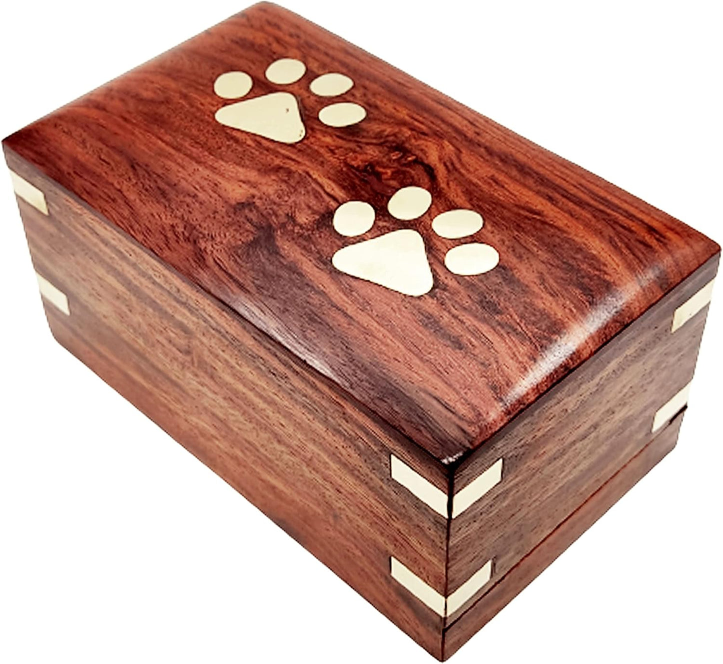 Rosewood Wooden Pet Urn