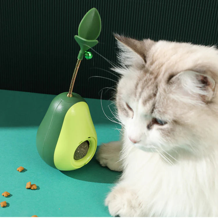 Avocado Tumbler Catnip Licking Treats Toys