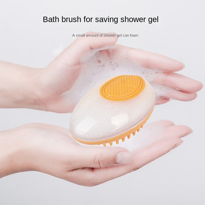 Dog Cat Bath Brush 2-in-1 Pet SPA Soft Massage Comb