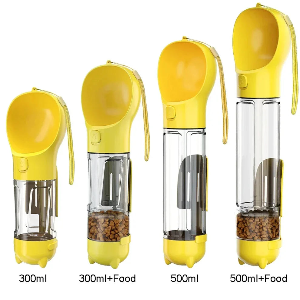 3 In 1 Portable Dog Water Bottle