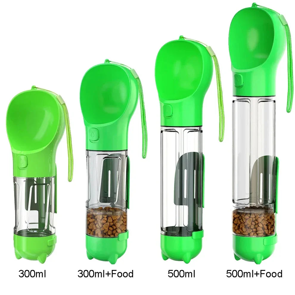 3 In 1 Portable Dog Water Bottle