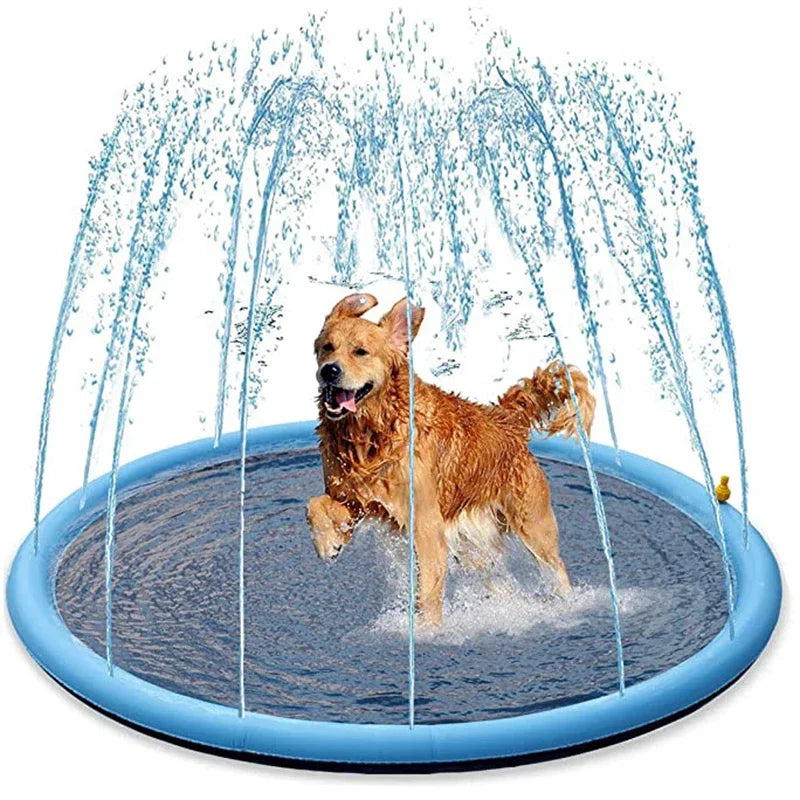 Pet Swimming Pool and Water Sprinkler Pad