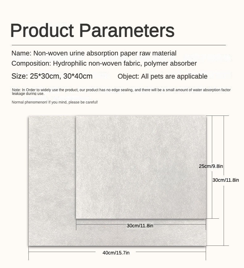 Pad for Pet Dog Urine-Absorbing Paper