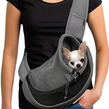 Pet Carrier Backpack - Portable Crossbody Travel Bag