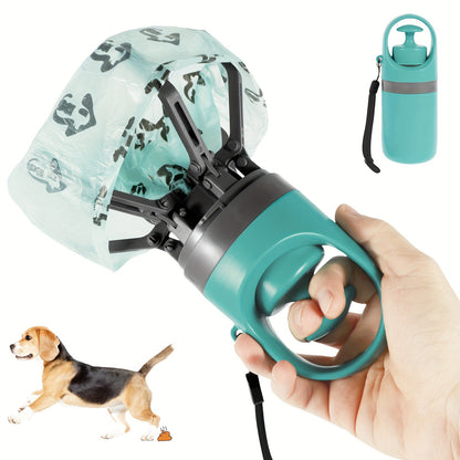 QuickClean Pet Poop Picker - Portable Outdoor Scooper with Dispenser