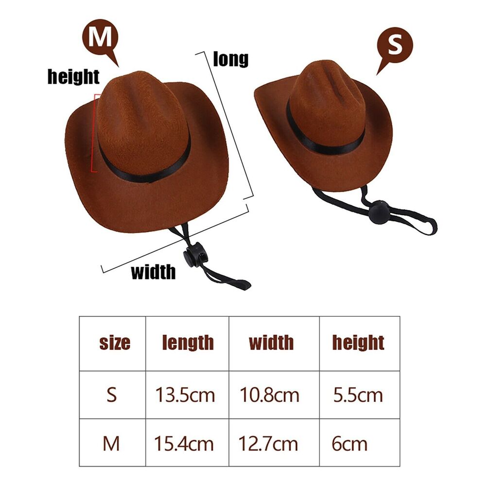 Adjustable Pet Cowboy Hat