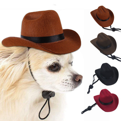 Adjustable Pet Cowboy Hat